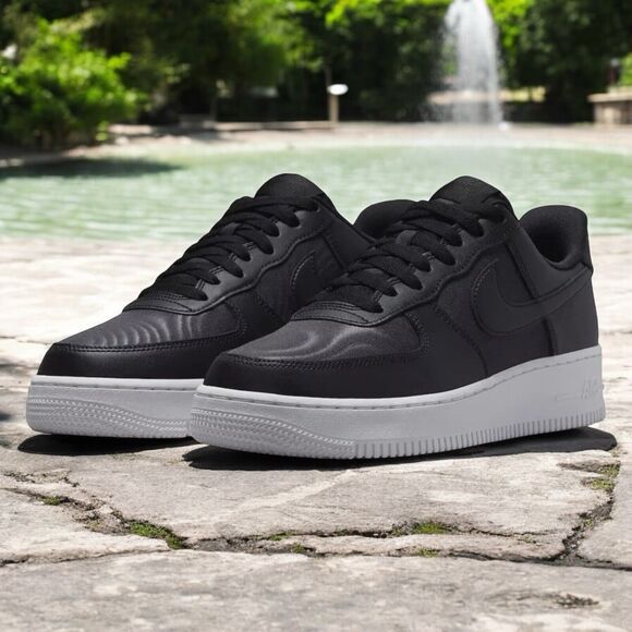 NIKE Air Force 1 AF1 Low Black Summit Nelly Mens Size 15 New Fast Shipping - Picture 6 of 11